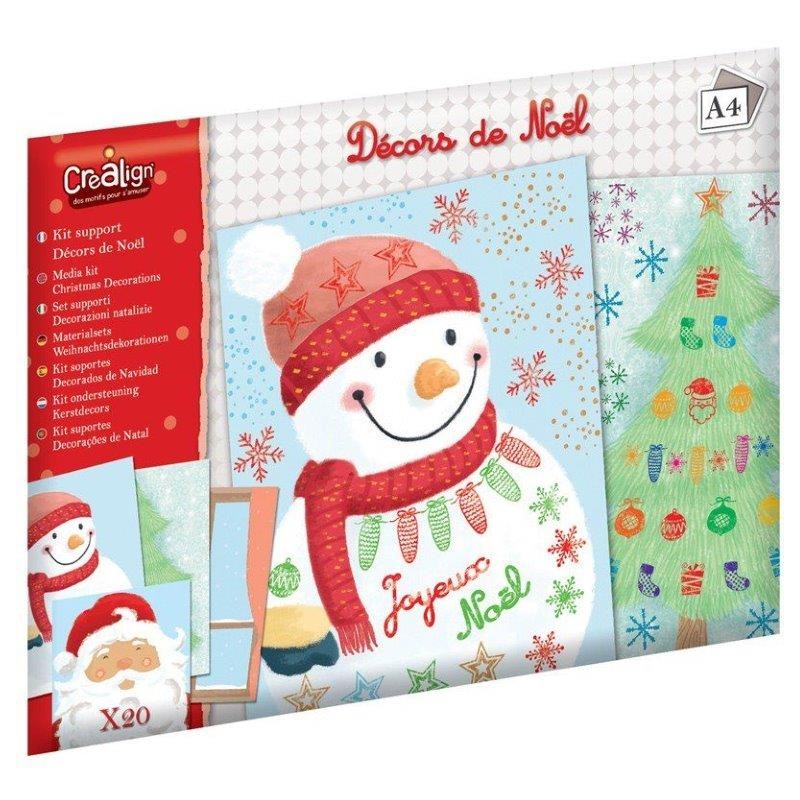 Crea lign mes Feuilles de décor de Noel - Créa ' Lign