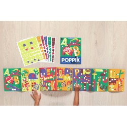 Poppik Les lettres de A à Z en 520 Stickers - Poppik