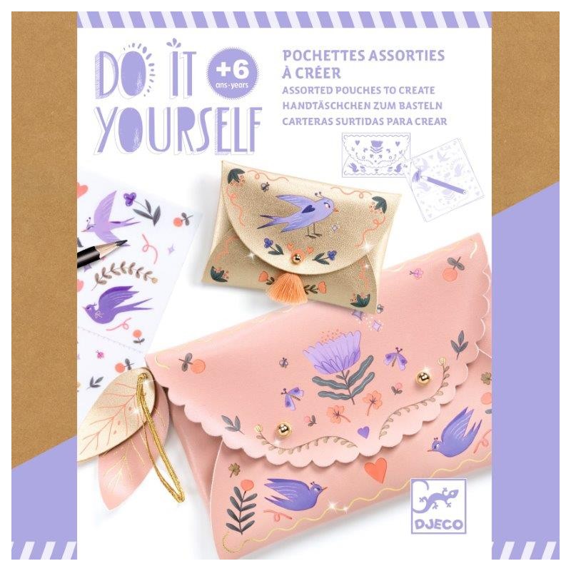 Djeco DIY Sweet Fashionna kit créatif pochette - Djeco