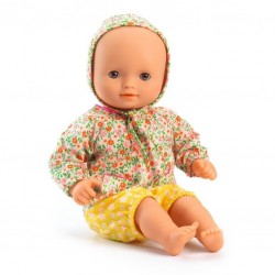 Poupon poupée baby Flora Petit pan 32 cm - Djeco