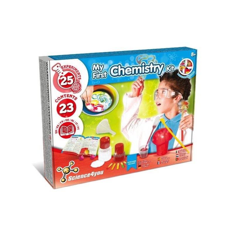 Coffret de 25 expériences de chimie - Science 4you
