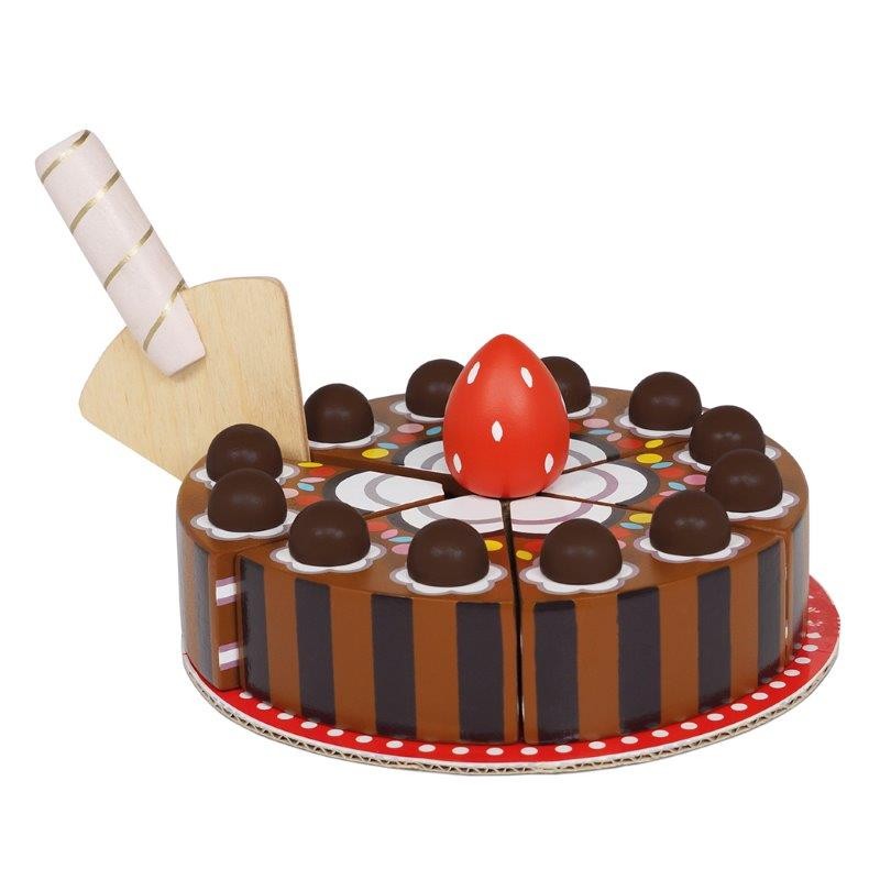 Accessoire marchande dinette : Le gâteau au chocolat