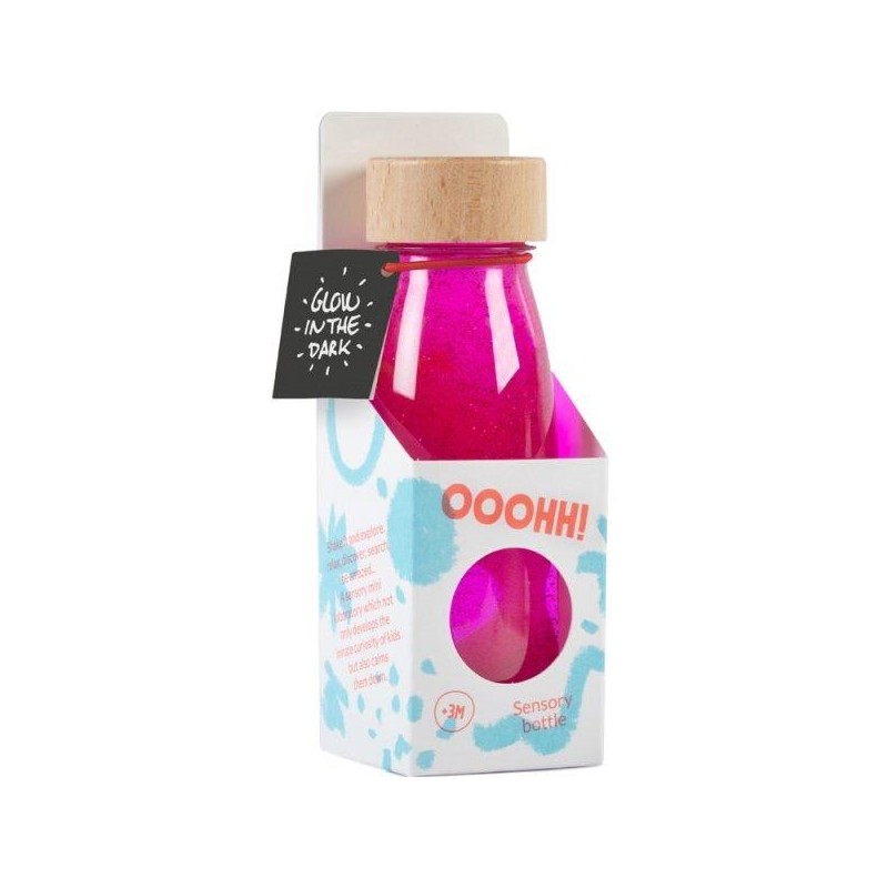 Petit boum bouteille sensorielle Float Pink rose - petit boum