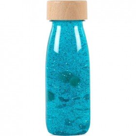 Petit boum bouteille sensorielle Float Turquoise - petit boum