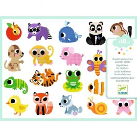 Djeco Mes Premiers Stickers 120 Gommettes bébés animaux - Djeco