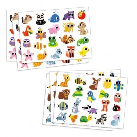 Djeco Mes Premiers Stickers 120 Gommettes bébés animaux - Djeco