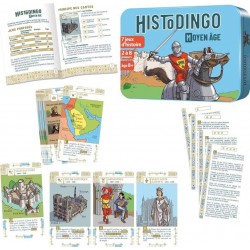 Jeu sur les connaissances Histodingo Moyen Age - Asmodee