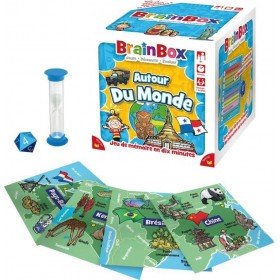 Jeu de mémoire et d'observation Brainbox Voyage autour du Monde - Asmodee