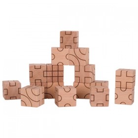 Goki Puzzle Jeu de construction Géométrie - Goki