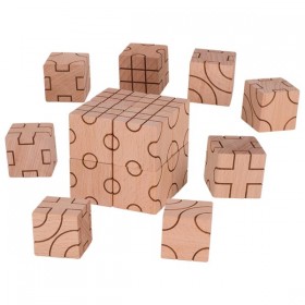 Goki Puzzle Jeu de construction Géométrie - Goki