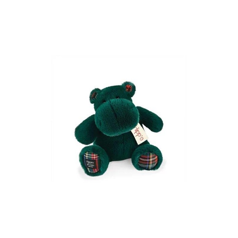 Doudou Histoire d'ours Hippopotame Vert Sapin - MAILEG