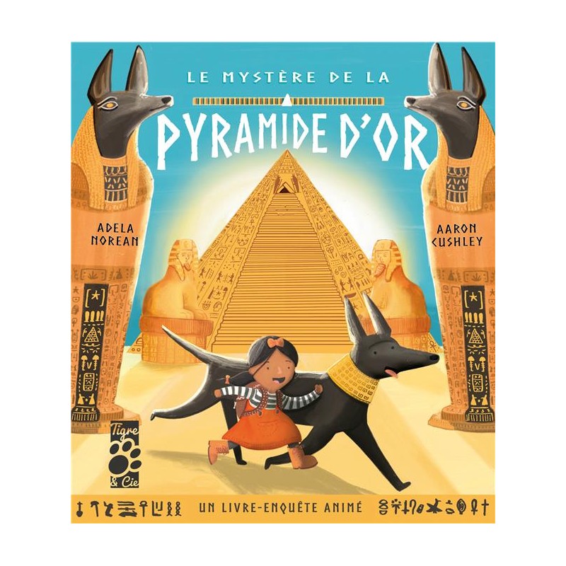 Livre enquête animé Le mystère de la pyramide d'or - Editions Milan