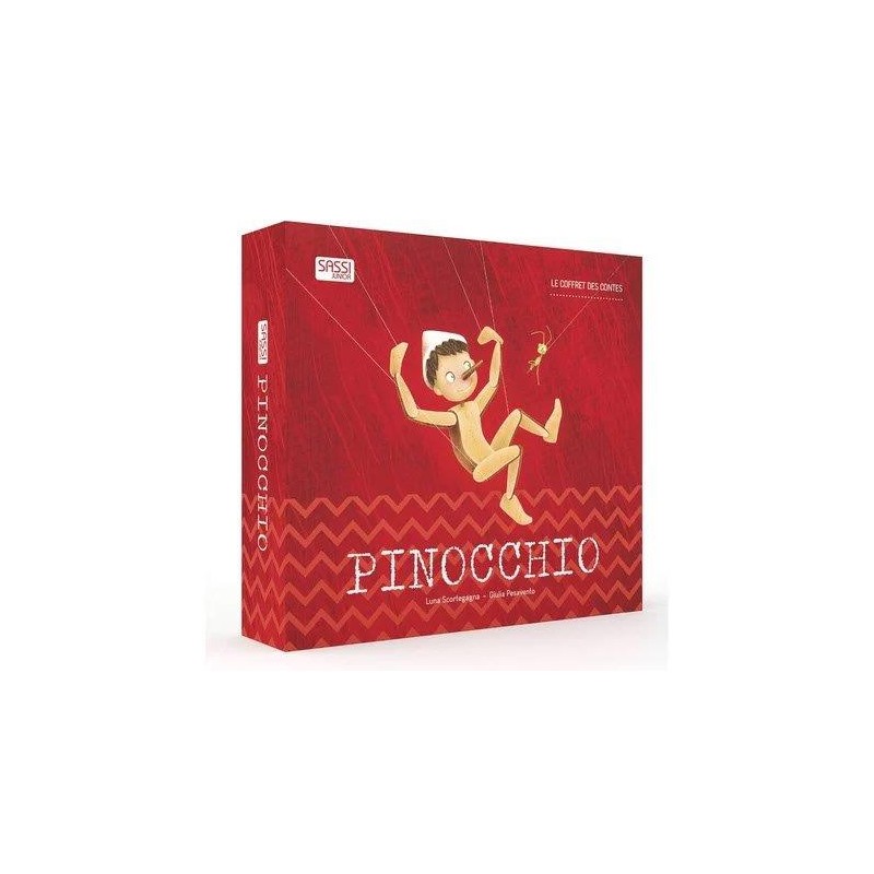 Livre marionnette Pinocchio le coffret des contes - Editions Milan