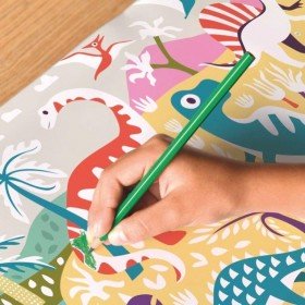 Poppik Poster à colorier les dinosaures. - Poppik
