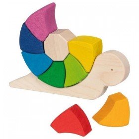Goki puzzle jeu de construction d'escargot - Goki