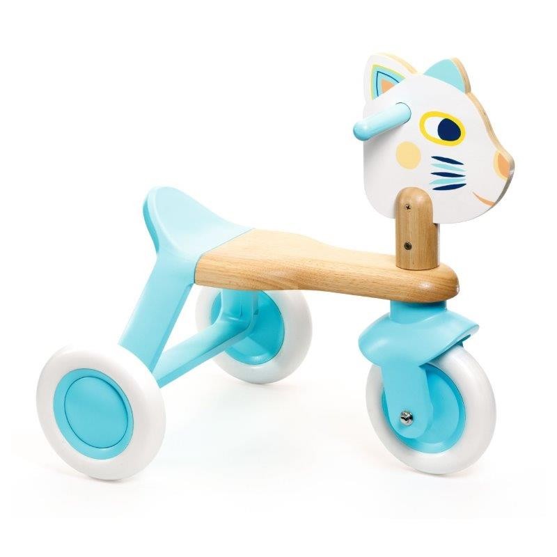 Porteur en bois le chat Babyscooti - Djeco