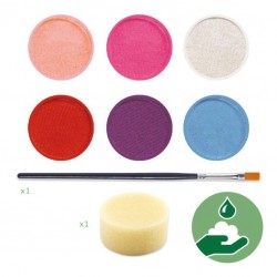 Djeco Kit de maquillage 6 couleurs Sweet - Djeco