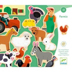 Djeco Farmix animaux magnétique - Djeco