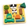 Djeco Puzzle relief Puzz & Match Happy - Djeco