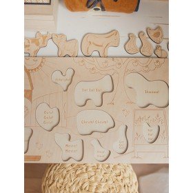 Stuka Puka Puzzle en Bois Reconnais les animaux - Stuka Puka