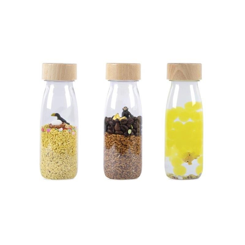 Petit boum Pack 3 bouteilles sensorielles Tropical - petit boum