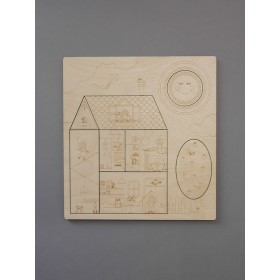 Stuka Puka Puzzle en Bois Reconnaitre les Formes - Stuka Puka