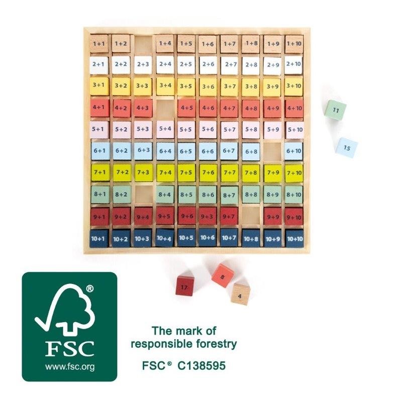 Table de calcul addition ! Apprends les maths en t'amusant - Legler