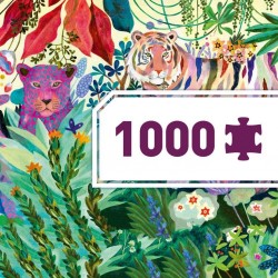 Puzzle Rainbow tigers 1000 pièces - Djeco