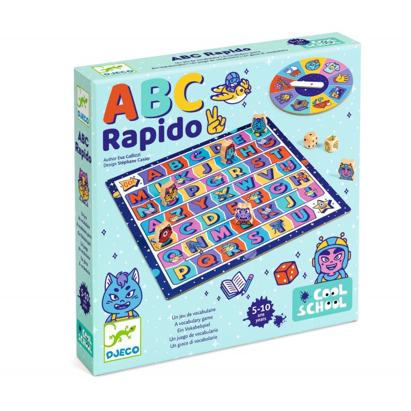 Le jeu de vocabulaire ABC rapido - Djeco