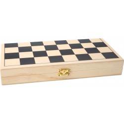 Jeu d'echecs pliable en bois - Legler