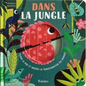 Tourbillon Livre les animaux surprises de la jungle - Editions Milan