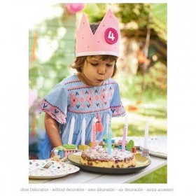 Couronne d'anniversaire en feutrine avec chiffres - Goki