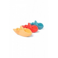 Lot de 3 petits bateaux requin en silicone - Little L