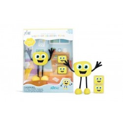 Alex cube sensoriel lumineux jaune - Glo pals