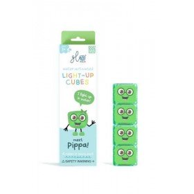 Pippa cube sensoriel lumineux vert - Glo pals