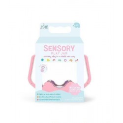 Bocal sensoriel lumineux rose - Glo pals