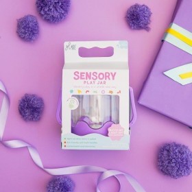 Bocal sensoriel lumineux Violet - Glo pals