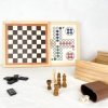 Coffret en bois de 7 jeux classiques de notre enfance - Legler