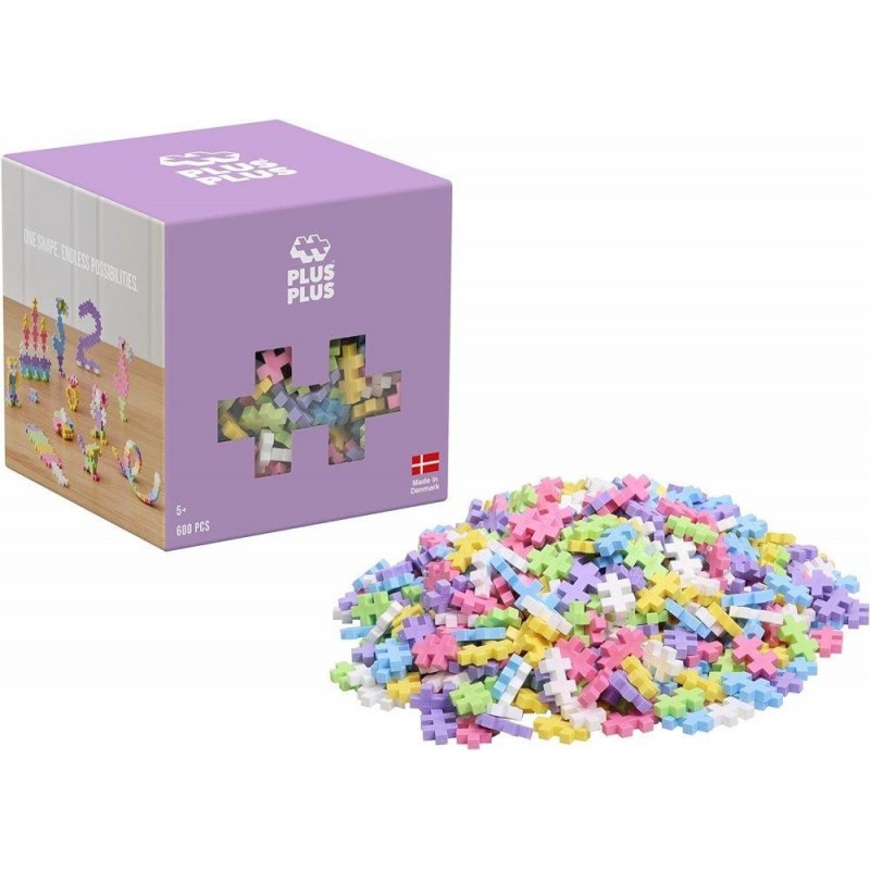 Plus plus la recharge Pastel 600 pcs - Plus plus le jeu de construction