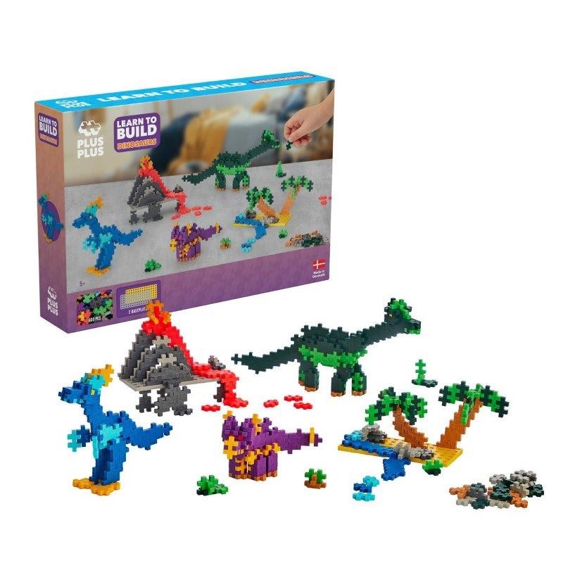 Plus plus Kit découvertes Les dinosaures 600 Pcs - Plus plus le jeu de construction