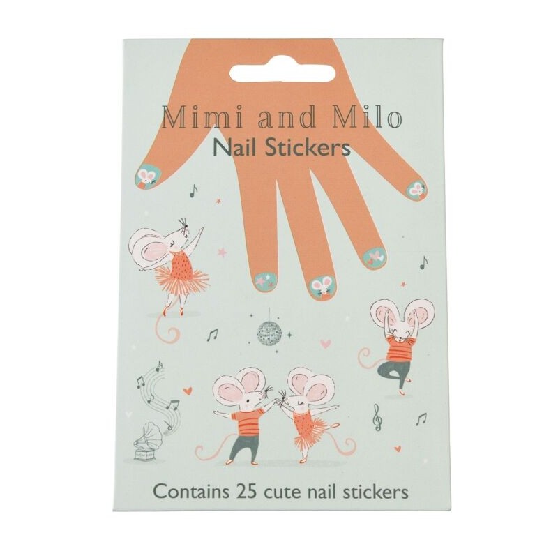 Autocollants stickers Ongles Mimi et Milo - Rex London