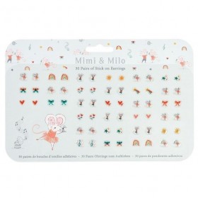 Autocollants stickers boucles d'oreilles Mimi & Milo - Rex London