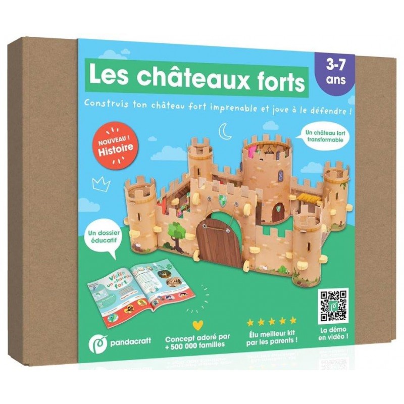 Pandacraft le kit d'activité les châteaux forts - PANDACRAFT