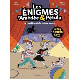 Livre les énigmes d'Amédée & Pétula Tome 1 - Bayard Jeunesse