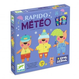 Djeco Le jeu Rapido Météo jeu de mémoire et d'observation - Djeco