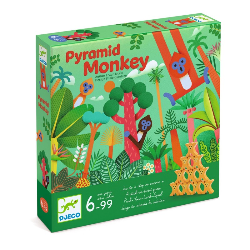 Djeco Le jeu Pyramid Monkey - Djeco