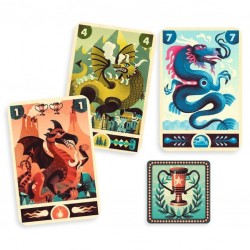 Djeco Le jeu de cartes La stratégie avec Dragon Deck - Djeco