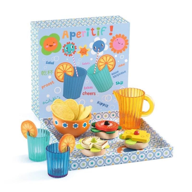 Djeco Coffret apéritif en bois Mia & Léo - Djeco