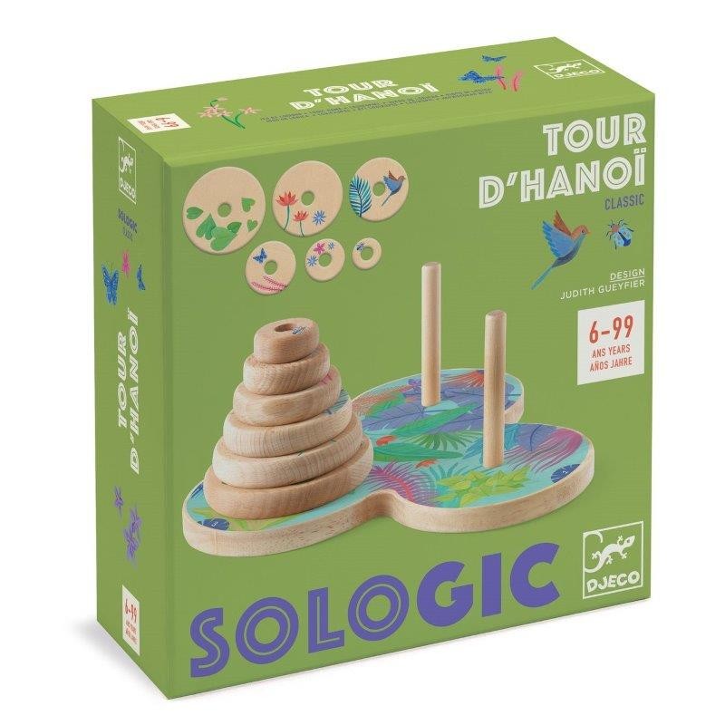 Djeco Jeu Sologic La Tour d'Hanoi - Djeco