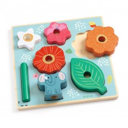 Djeco Puzzle relief Puzz & Statck happy - Djeco